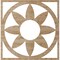 Ekena Millwork Blume Wood Fretwork Pierced Ceiling Medallion, Red Oak, 36"OD x 12 1/2"ID x 3/8"T CMWP36X36X0375BLRO - alternate 4